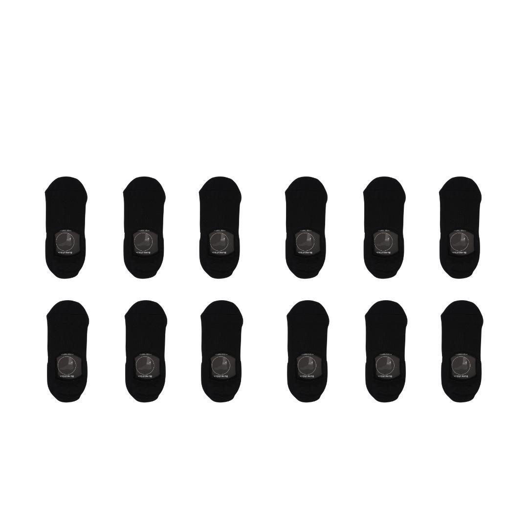 V274-GM-RXCNOS-S12-BK-191500-00 12X Rexy Cushion No Show Ankle Socks Small Non-Slip Breathable BLACK - Image 1