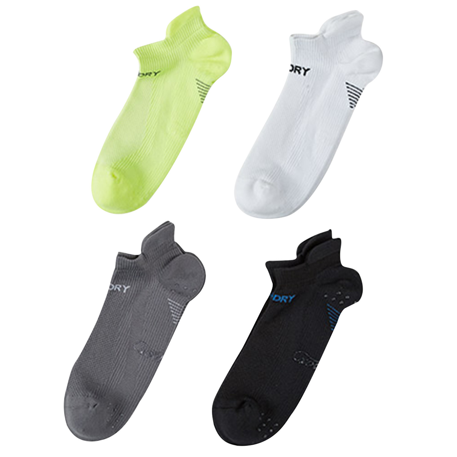 V274-GM-RXSPSK-L4-MUT-GM-RXSPSK-L4-MUT-00 4X Rexy Seamless Sport Sneakers Socks Large Non-Slip Heel Tab MULTI COLOUR - Image 1