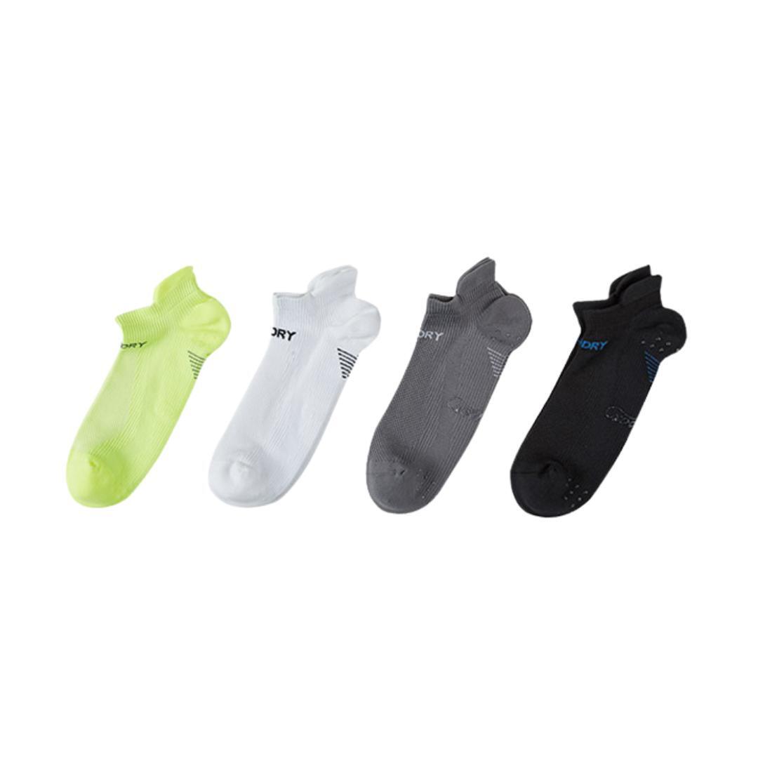 V274-GM-RXSPSK-M4-MUT-43903-00 4X Rexy Seamless Sport Sneakers Socks Medium Non-Slip Heel Tab MULTI COLOUR - Image 1