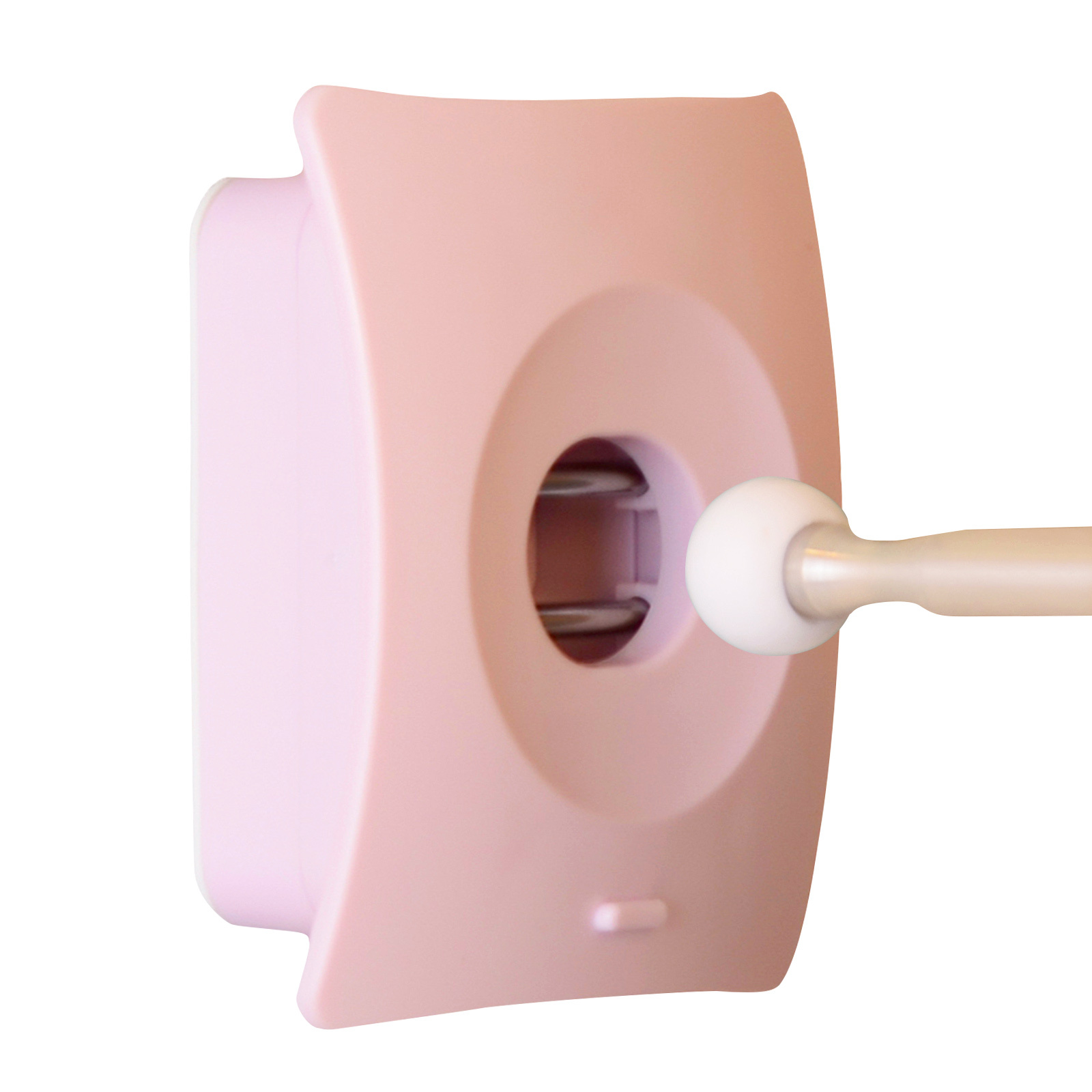 V274-OF-LF-DRSTOP-PK-OF-LF-DRSTOP-PK-00 Door Stopper Wall Mount Door Stop Adhesive Catch Hole Advanced PINK - Image 1