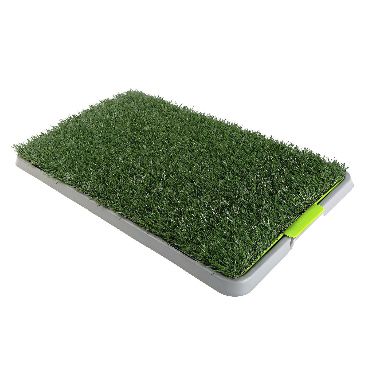 V274-PET-HH202-PET-HH202-00 Pet Dog Potty Tray Training Toilet + 1 Grass Mat 69cm x 43cm - Image 1