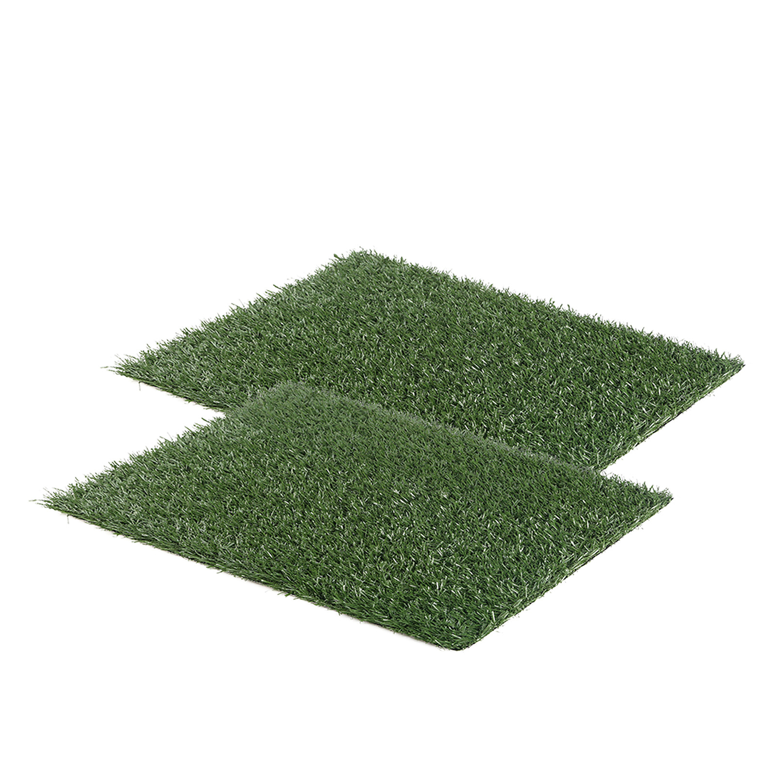 V274-PET-MAT-208A-X2-PET-MAT-208A-X2-00 2 Grass Mat 58.5cm x 46cm for Pet Dog Potty Tray Training Toilet - Image 1