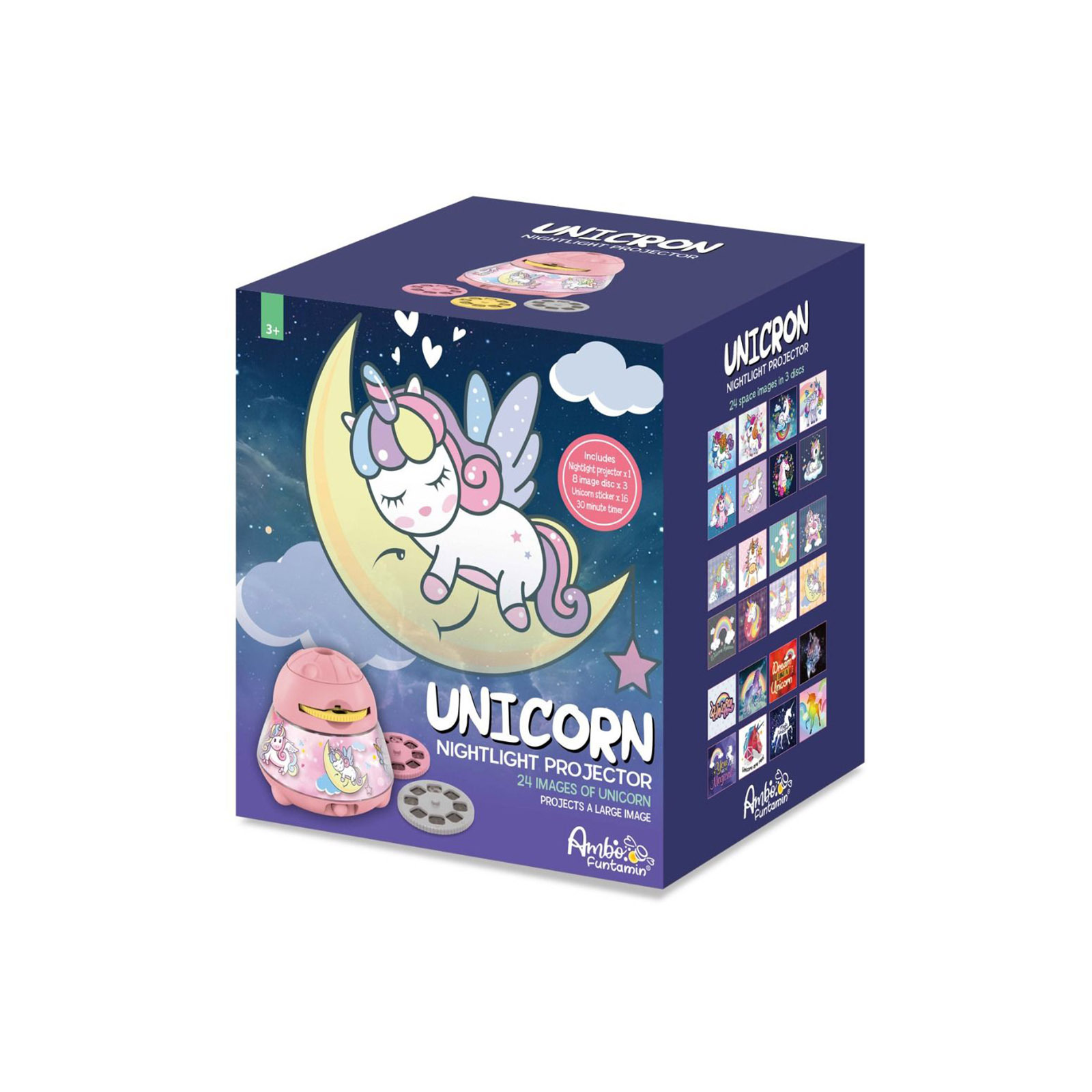 V274-TOY-KN-ADREAMSKY-U-209847-00 Unicorn Dreamy Sky Night Light Projector - Kids STEAM Toy - Image 1