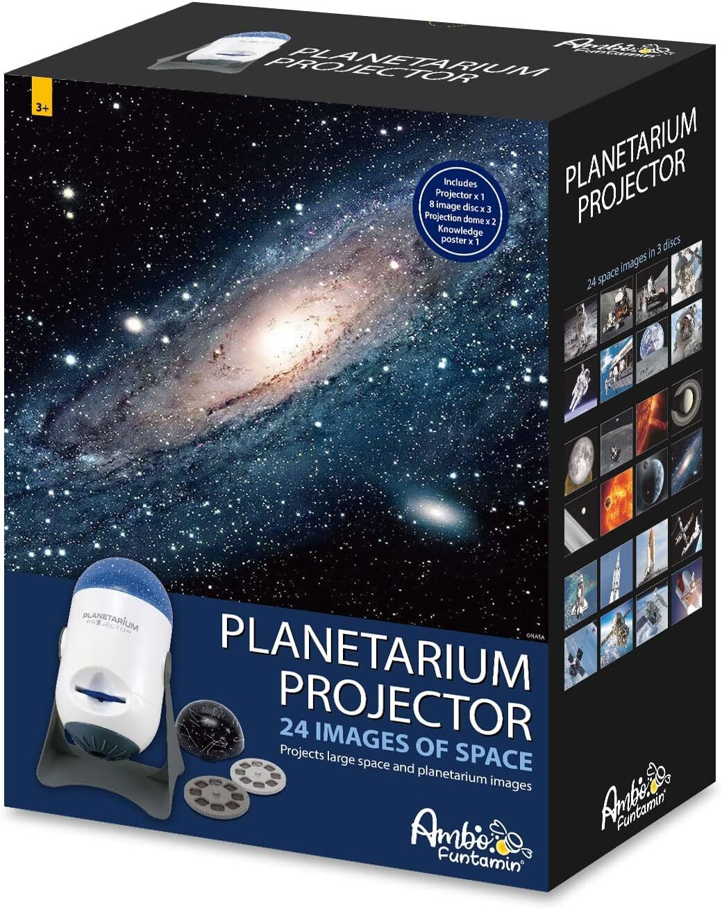 V274-TOY-KN-APLAP-208848-00 Planetarium Dome Projector - STEM Toy Space Planet Zodiac Moon Galaxy Night Lights - Image 1