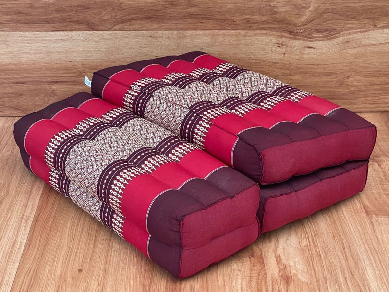 V277-TTP3SEARBVLUERED-il_794xN.4222985996_poav-00 3-Fold Zafu Meditation Cushion Medium Size-RED - Image 1