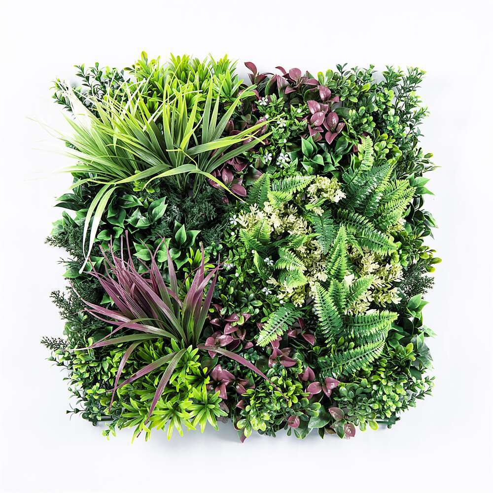 V278-12-X-CCGK002-B-THALLO-141998-00 YES4HOMES 12 Artificial Plant Wall Grass Panels Vertical Garden Foliage Tile Fence 50X50 CM - Image 1