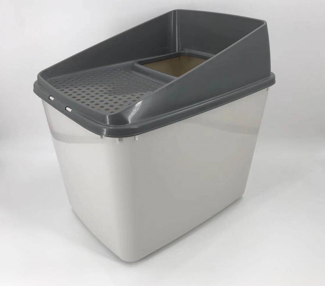 V278-70413-67845-00 XL Top Entry Cat Litter Box No Mess Large Enclosed Covered Kitty Tray - Image 1
