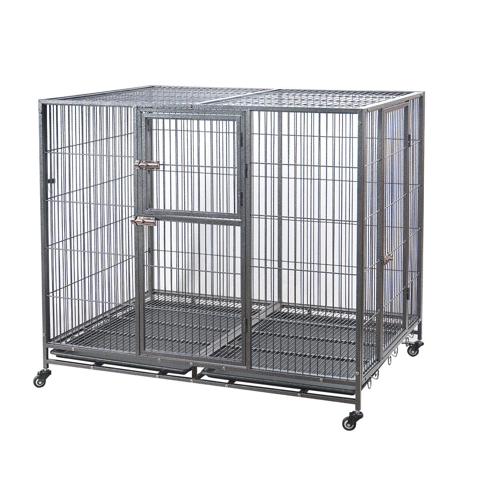 V278-D1030-90192-00 YES4PETS XXL Pet Dog Cat Cage Metal Crate Kennel Portable Puppy Cat Rabbit House - Image 1