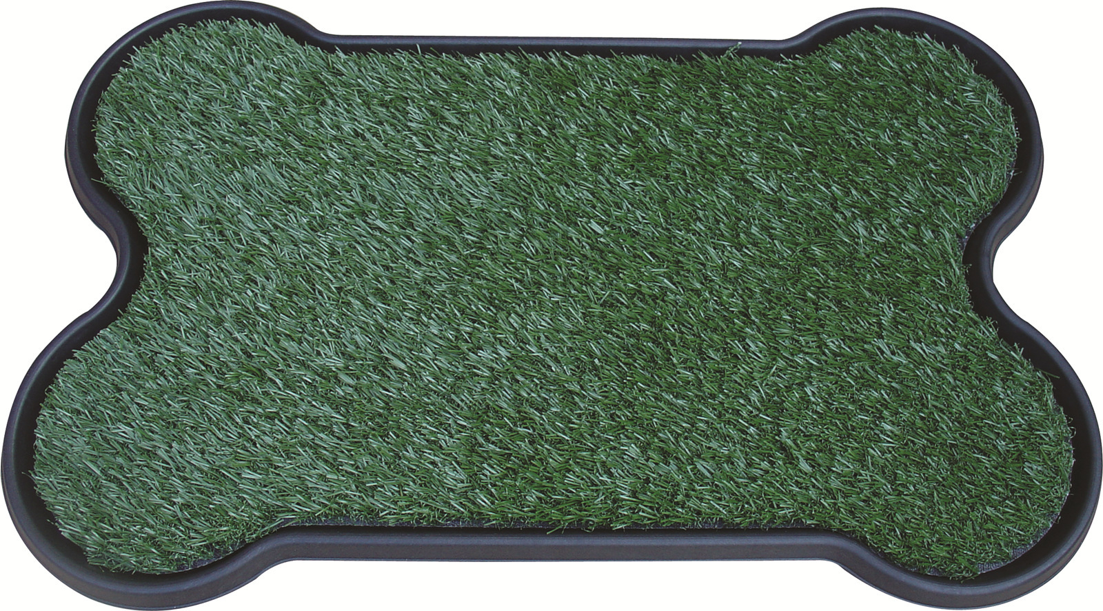 V278-PET-POTTY-HH212-BONE-173852-00 YES4PETS Dog Puppy Toilet Grass Potty Training Mat Loo Pad Bone Shape Indoor - Image 1