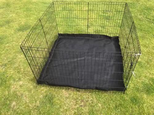 V278-PL24-8-W-CANVAS-FLOOR-83963-00 YES4PETS 24' Dog Rabbit Playpen Exercise Puppy Enclosure Fence With Canvas Floor - Image 1
