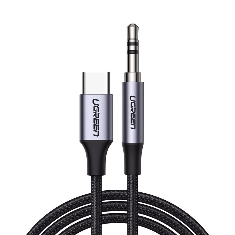 V28-ACBUGN20192_acbugn20192-1 UGREEN 20192 USB-C to 3.5mm Male Audio Cable with Chip 1M - Image 1