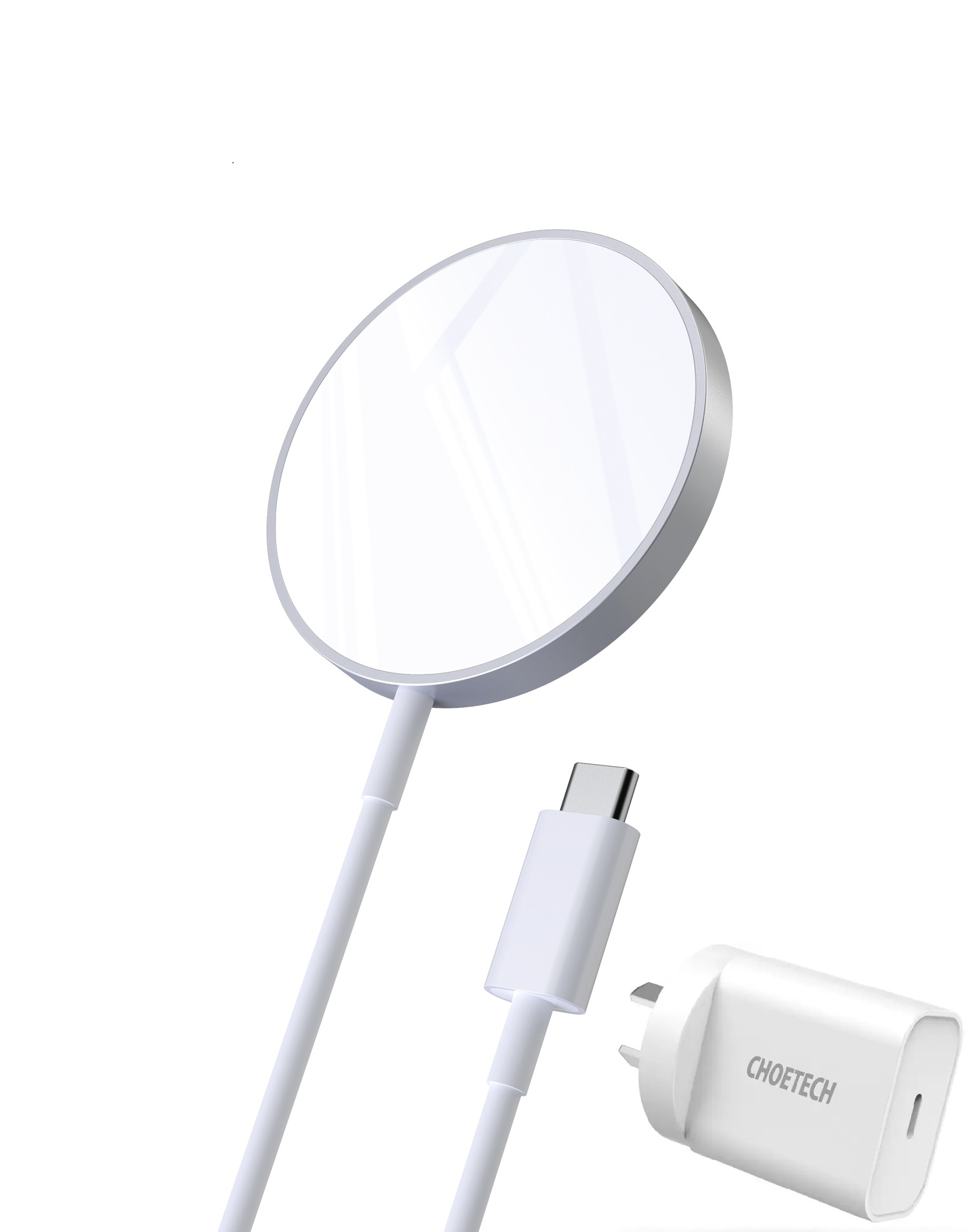 V28-ELECHOMQ00117SL-202503071543-00 CHOETECH MQ00117-SL (T517+AC) MagLeap Magnetic Wireless Charger + AC - Image 1