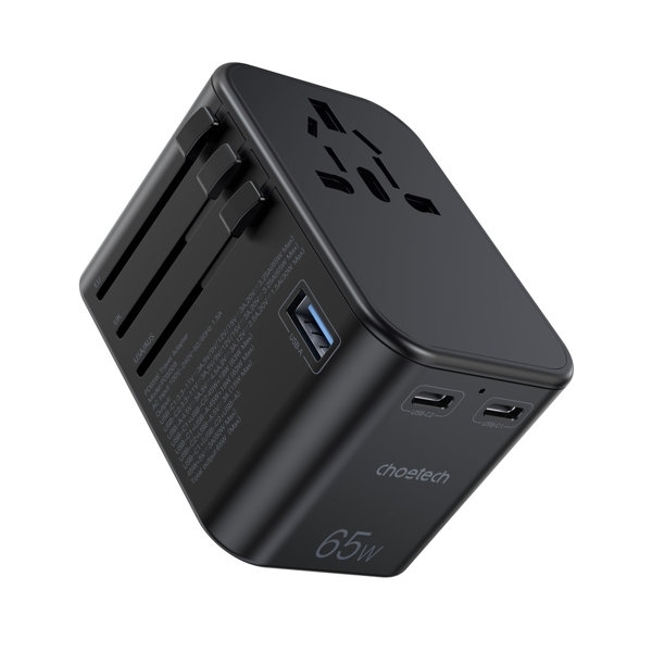 V28-ELECHOPD5009-86036-00 CHOETECH PD5009 65W PD Travel Wall Charger - Image 1