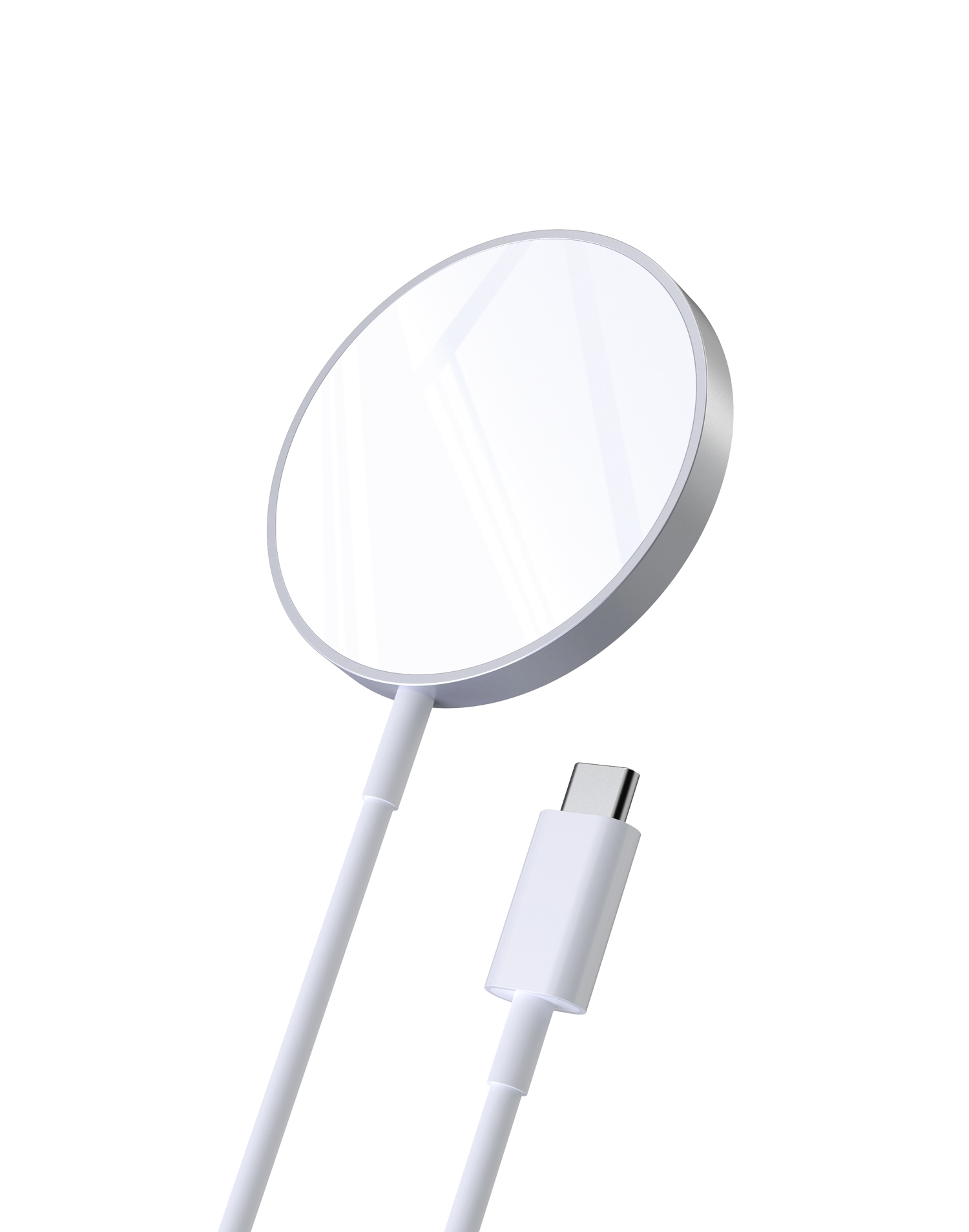 V28-ELECHOT517F_elechot517f-1_1 CHOETECH T517-F 15W Magsafe Magnetic Wireless Charger White 1.5M - Image 1