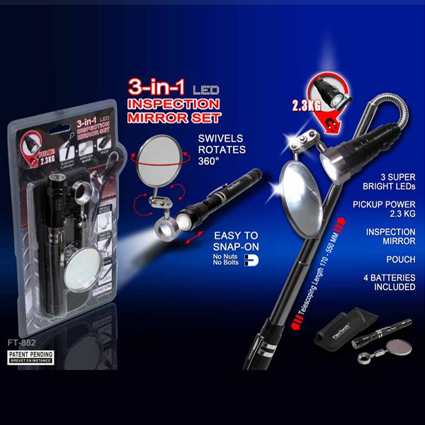 V28-ELEDIGEI-FT1882-01_11 3in1 Inspection Mirror Set - Image 1