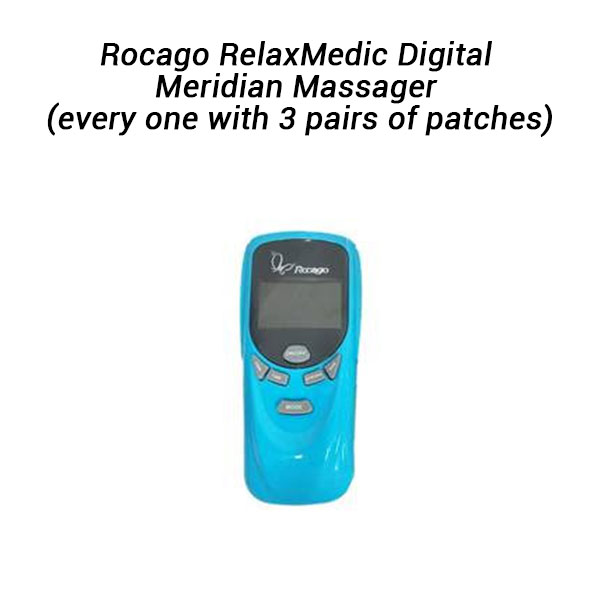 V28-ELEROCMM-811-01_13 Rocago RelaxMedic Digital Meridian Massager (every one with 3 pairs of patches) - Image 1