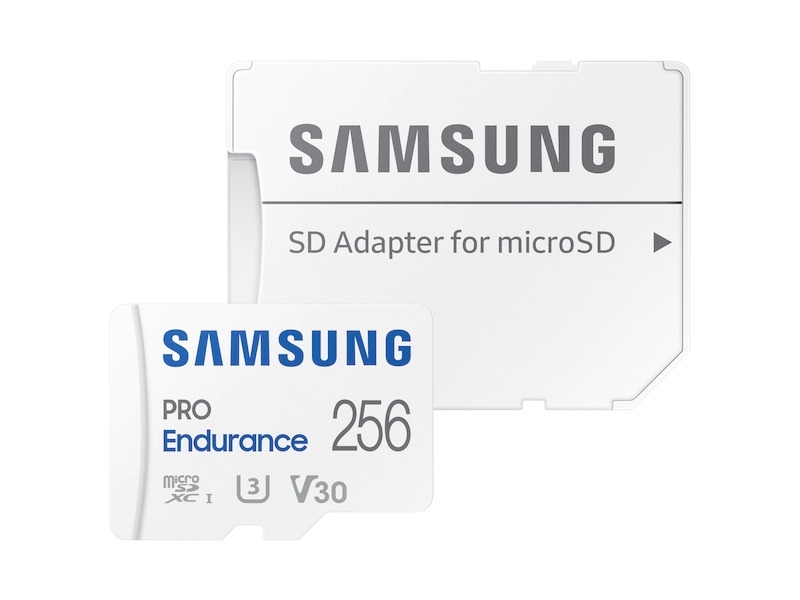 V28-FFCSAMMBMJ256KA-65258-00 SAMSUNG 256GB PRO Endurance microSDXC with Adapter MB-MJ256KA - Image 1