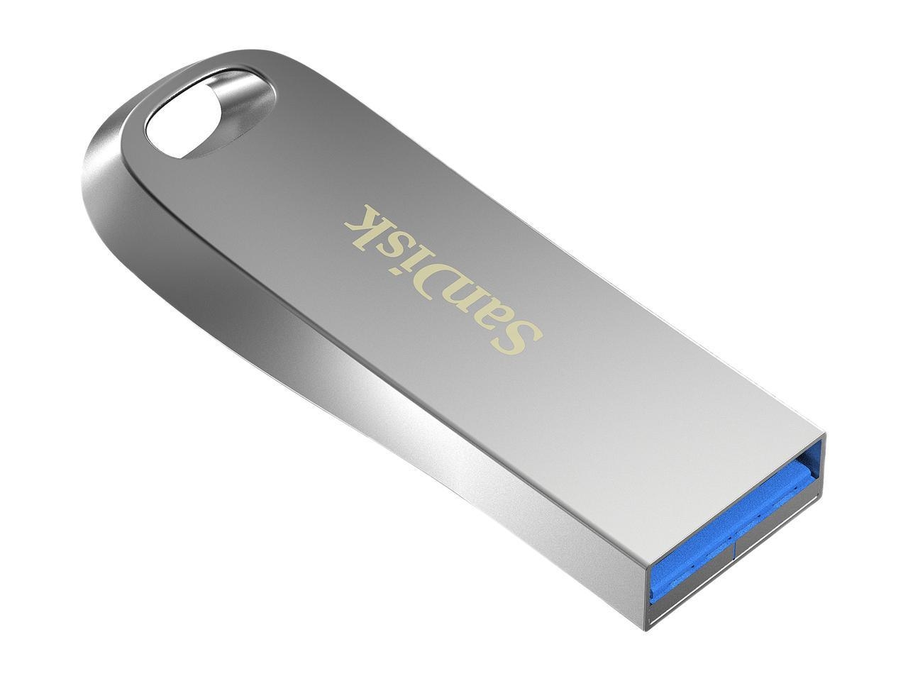 V28-FUSSAN128GCZ741-01_21 SANDISK SDCZ74-128G-G46 128G ULTRA LUXE PEN DRIVE 150MB USB 3.0 METAL - Image 1
