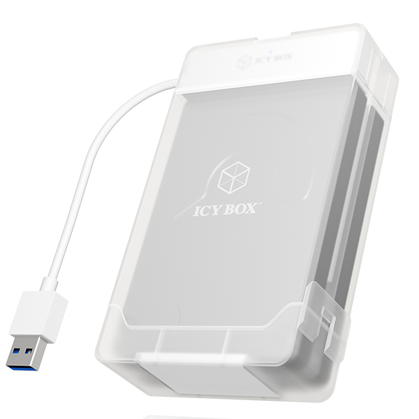 V28-HDDICYAC7032U3-1-01_7 ICY BOX Adapter and enclosure for 2x 2.5" SATA HDDs/SSDs (IB-AC7032-U3) - Image 1