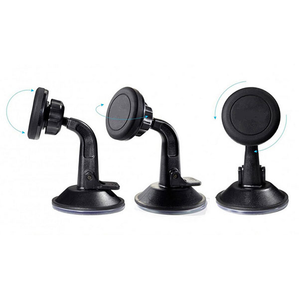 V28-MCAR-BK-01_5 Magnetic Car Universal Holder - Black - Image 1