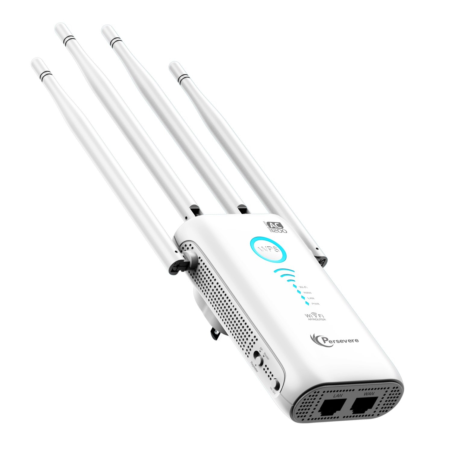 V28-NETWINWSWN579G3-01_11 WAVLINK AC1200 Dual Gigabit Ethernet Ports Wi-Fi Range Extender (WL-WN579G3) - Image 1