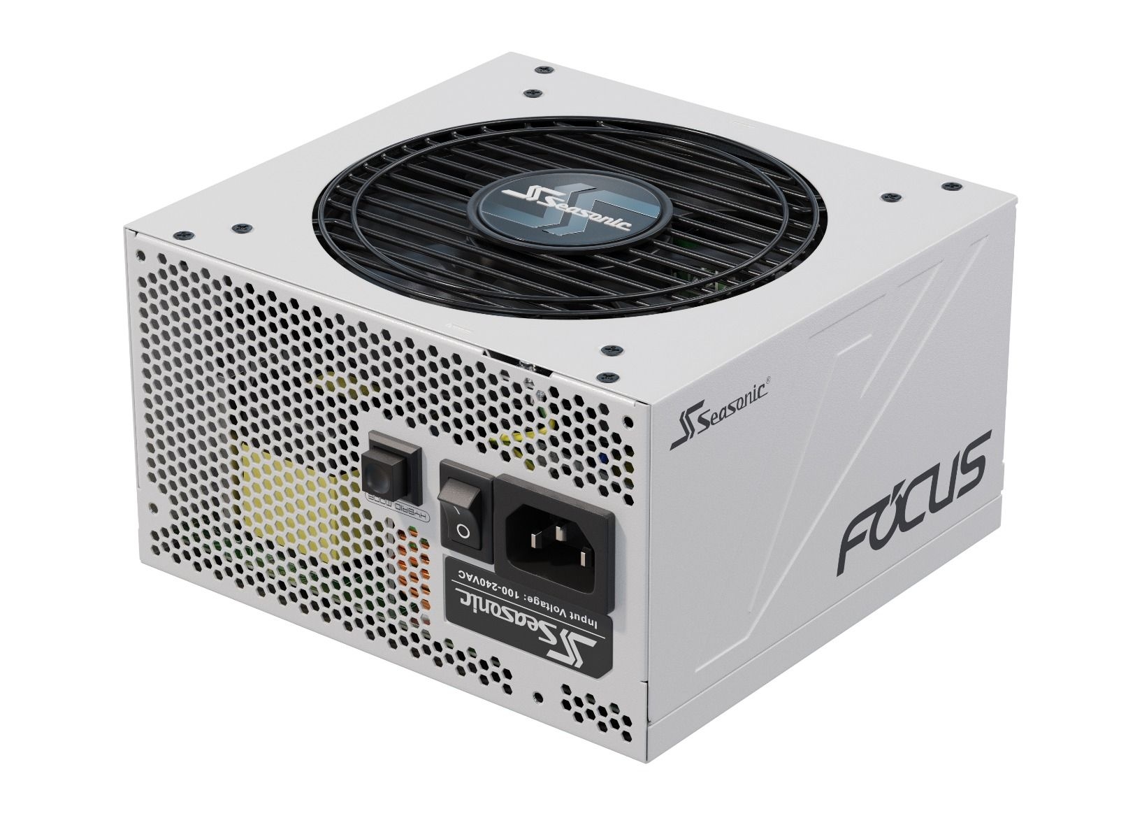 V28-PSUSEAFOCUSWHITE850GXA3-131814-00 Seasonic FOCUS GX-850 White 850W ATX 3.0 Gold Modular PSU - Image 1