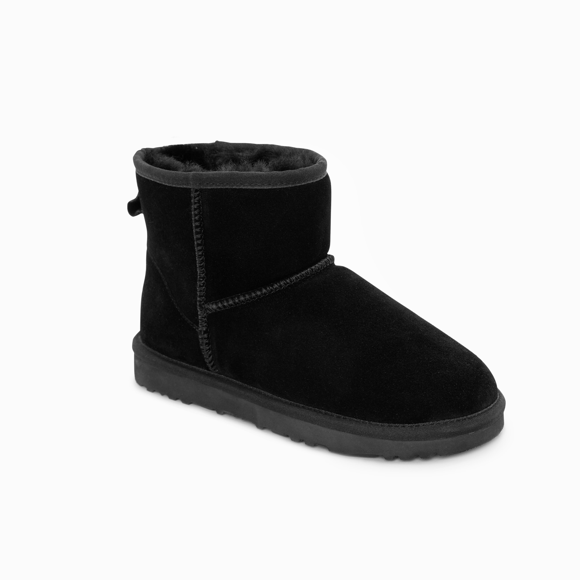 V317-OB664-BLACK-37-94876-00 Ugg Boots Genuine Australian Sheepskin Unisex Mini Classic Suede (Black, EU37) - Image 1