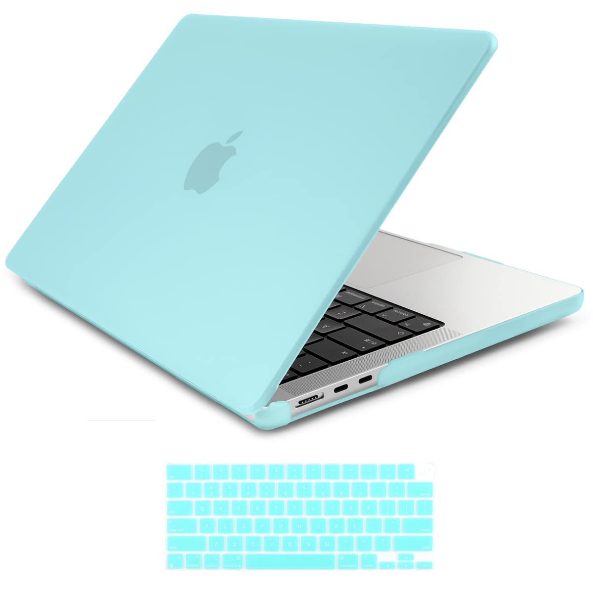 V324-15AIR-A2941-TB-151071-00 15 inch Air 2023 MacBook Air Matte Case A2941 M2 Chip Hard Shell Case Keyboard Cover Sky Blue - Image 1