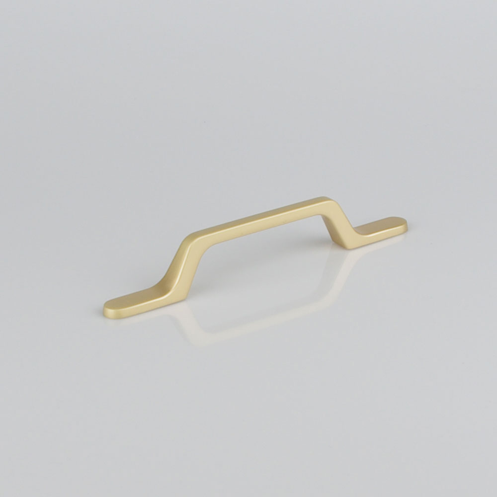 V324-7633GD-96-Cabinet-Handle-7633-Gold-96MM-1-00 Gold Zinc Kitchen Cabinet Handles Drawer Bar Handle Pull 96mm - Image 1