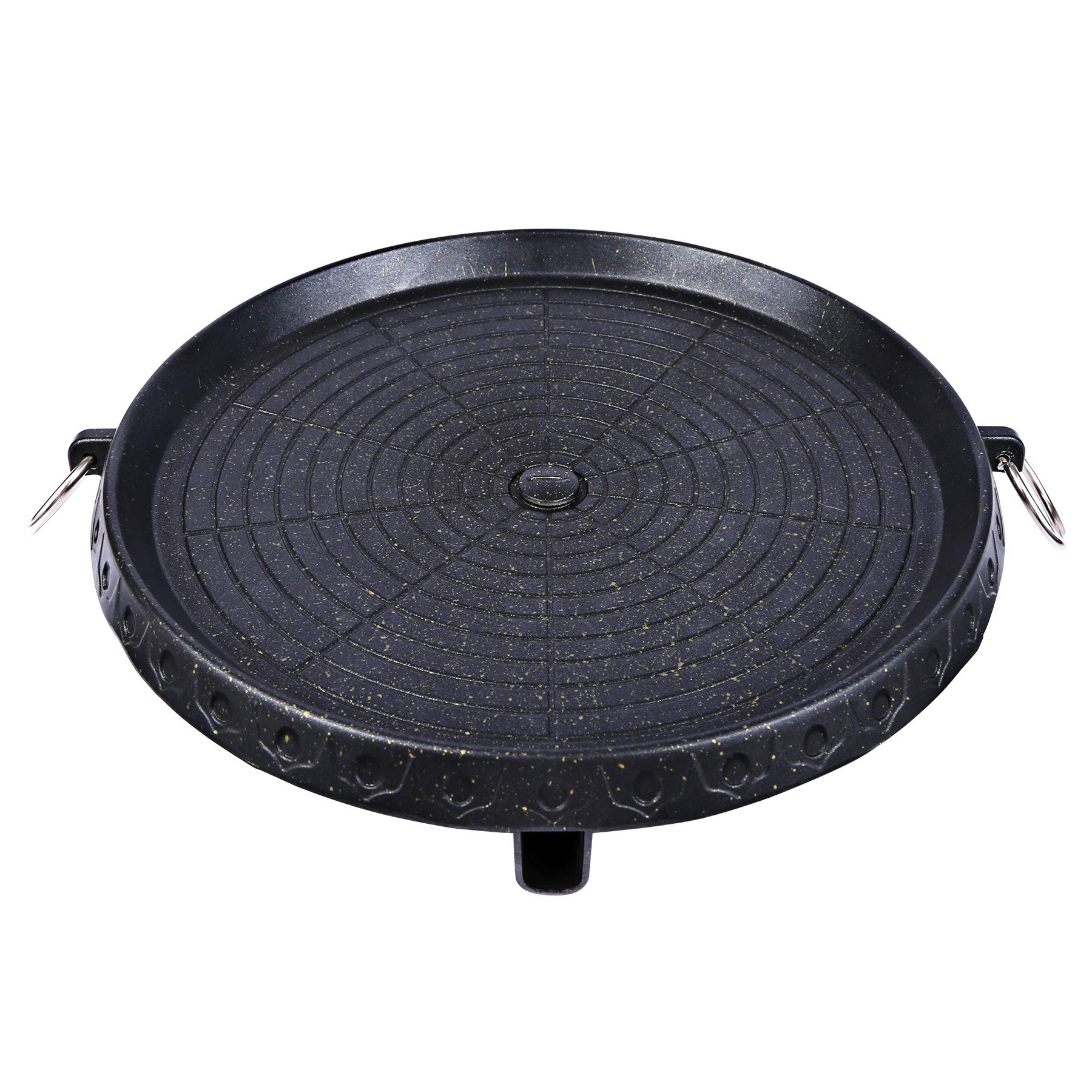 V324-BBPLATE-BBQ-PLATE-1-00 Korean BBQ Grill Pan Non-Stick Smokeless Stovetop BBQ Grill Plate Indoor Outdoor - Image 1