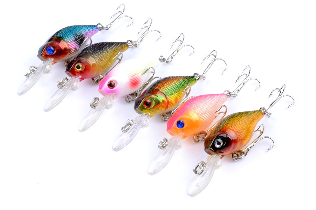 V324-C0060-fishing-lure-c0060-1-00 6x 6cm Popper Crank Bait Fishing Lure Lures Surface Tackle Saltwater - Image 1