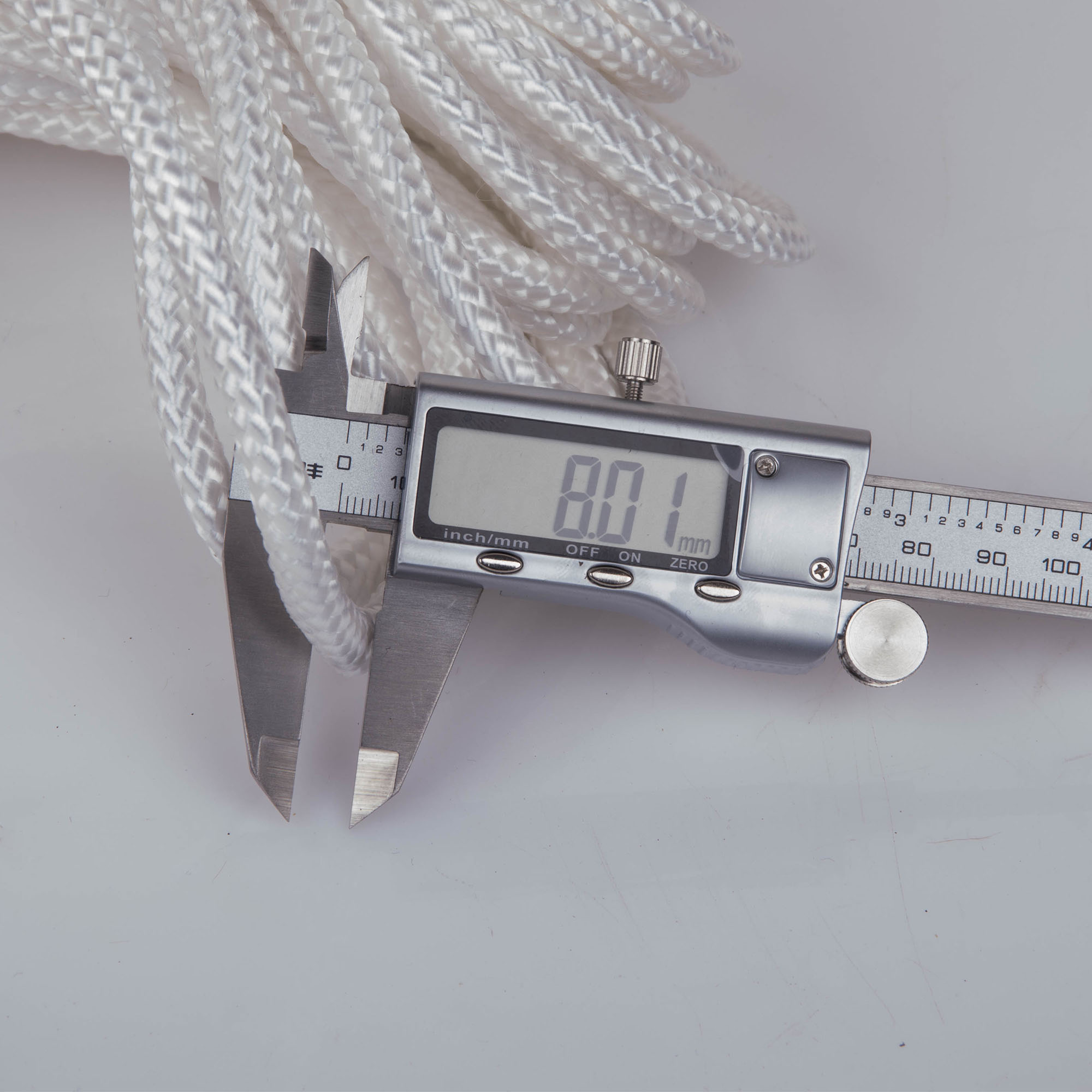 V324-CS2-ROPE8MM-20M-151041-00 8mm 20m Safety Climbing Rope Nylon Rock Static Outdoor Boat Anchor Marine Rope Dock Lines Rope - Image 1