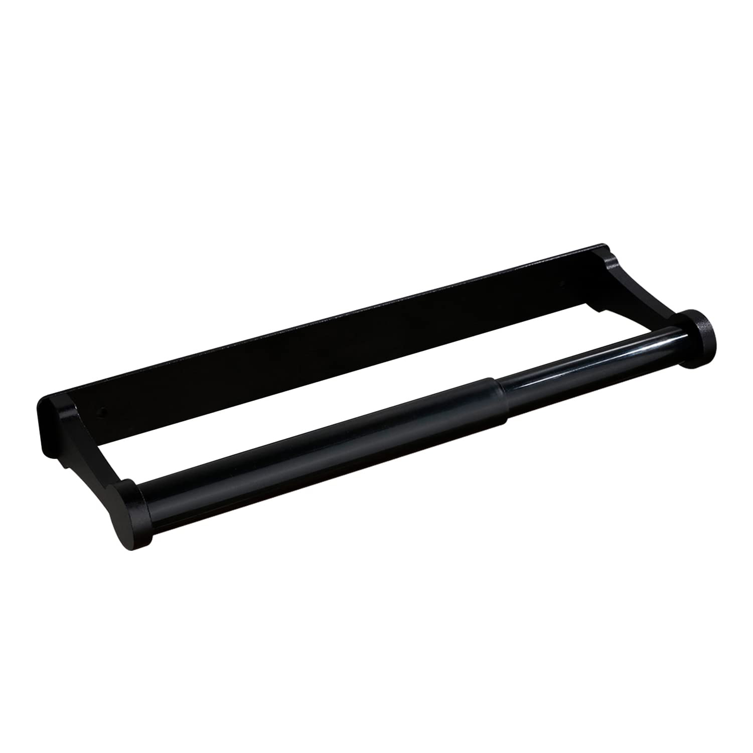 V324-JWTPAPRACK-C8BK-150865-00 Kitchen Paper Holder Under Cabinet Screw Wall Mount Adhesive Paper Towel Holder Rectangle Black - Image 1