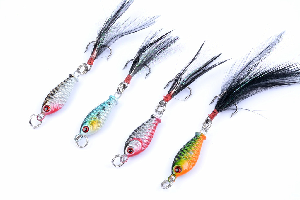 V324-LD-1001-4-00 4x 6g Metal Spoon Fishing Hard Lure Spinner Spoon Baits - Image 1
