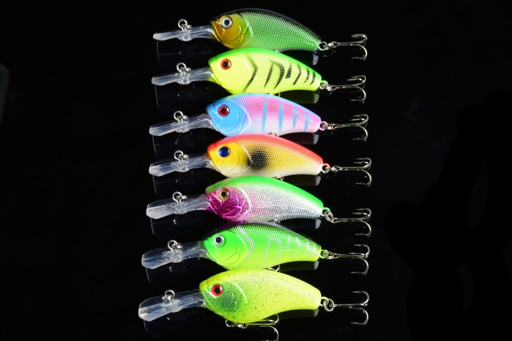 V324-LD-C0011-fishing-lure-LD-C0011-1-00 7x 9cm Popper Crank Bait Fishing Lure Lures Surface Tackle Saltwater - Image 1