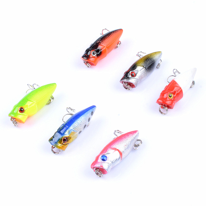 V324-LD-P0026-fishing-lure-LD-P0026-1-00 6X 3.5cm Popper Poppers Fishing Hard Lure Lures Surface Tackle Fresh Saltwater - Image 1