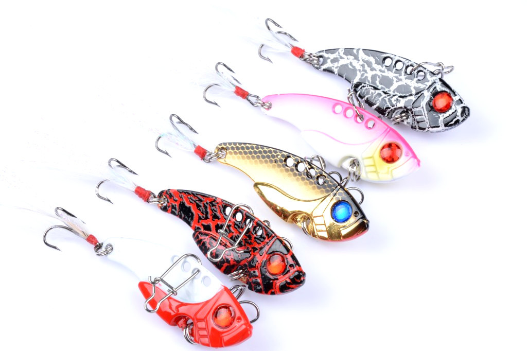 V324-LD01-fishing-lure-LD01-4-00 4x 5.5cm Vib Bait Fishing Lure Lures Hook Tackle Saltwater - Image 1