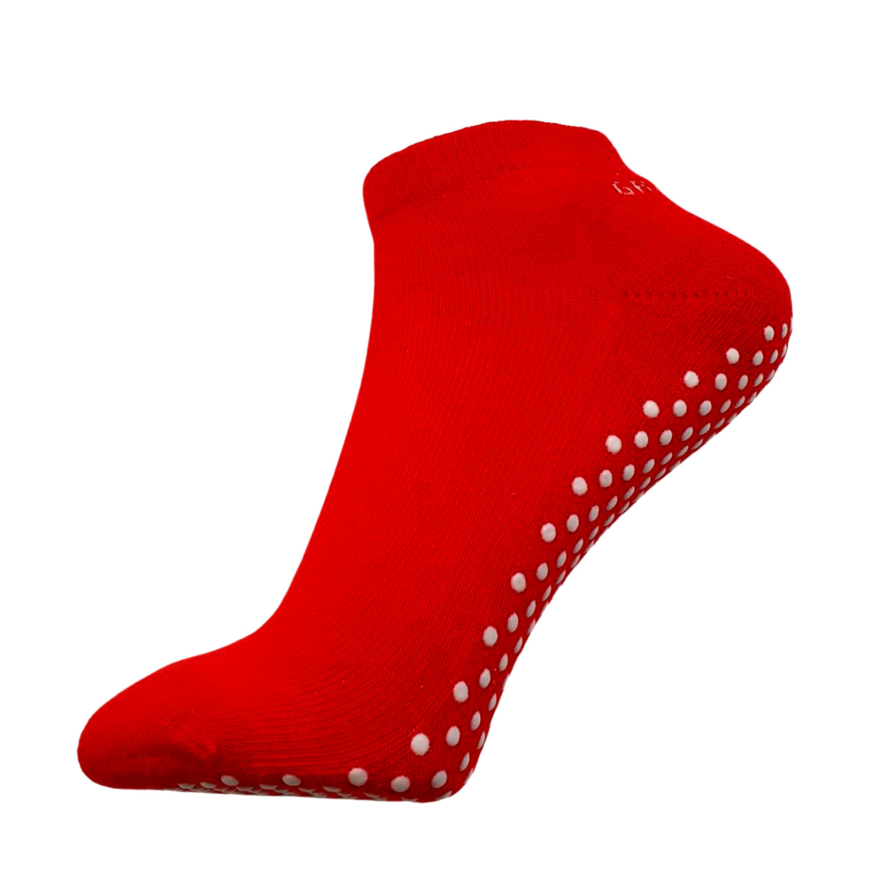 V346-A-RED-M-202505221430-00 Gripperz Anklet Non Slip Socks - Medium / Red - Image 1
