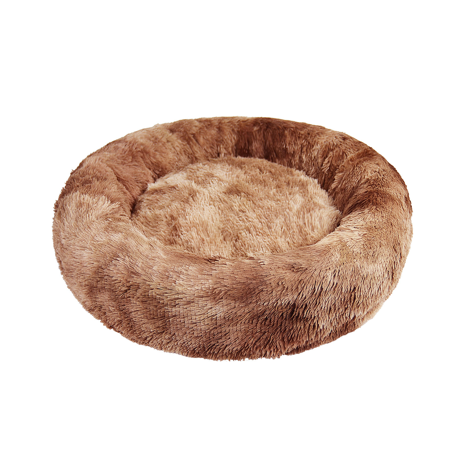 V360-PTDB0013-BN-M-81495-00 Pawfriends Dog Cat Pet Calming Bed Warm Soft Plush Round Nest Comfy Sleeping Kennel Cave AU - Image 1
