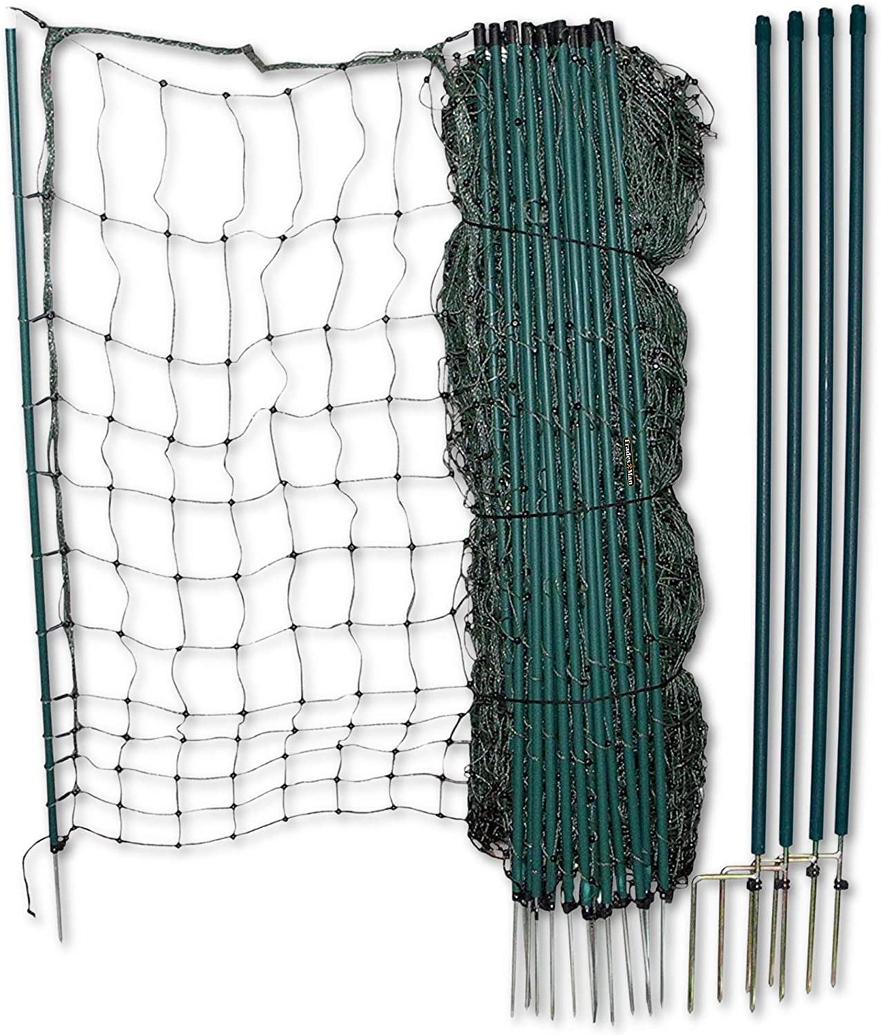 V379-CHICKNET600010-66868-00 POULTRY NETTING Quality Net Chicken Electric Fence 60m X 115cm - Image 1
