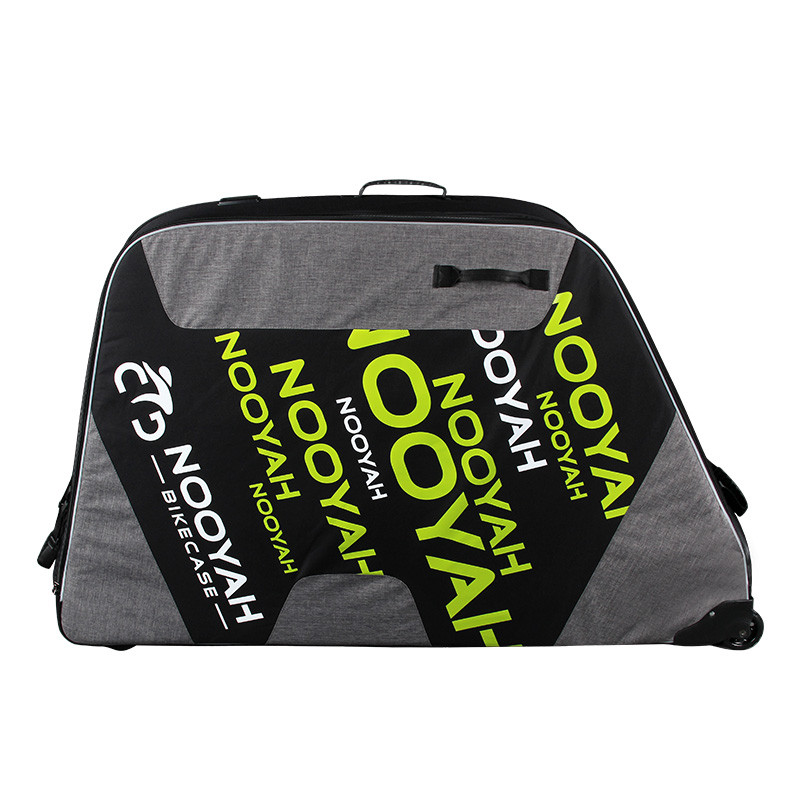 V382-GREENBK007S-89990-00 NOOYAH Bike GREY Travel Case Bike Bag Shell EVA Tough material MTB Mountain Bike Road Bike TT 700c Gravel Bike Ebike 29er etc - BK007S - Image 1