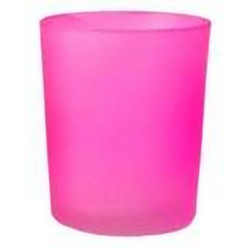 V382-PINKFHX40-202503121010-00 40 Pack Pink Frosted Glass Votive Tealight Candle Holders House Party Centerpiece Xmas Wedding Decor Glass Candlestick Party Decorations Bridal Valentines Event - Image 1
