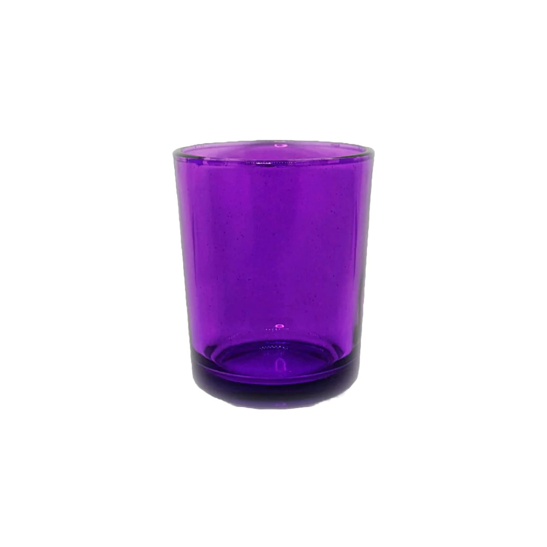 V382-PURPCHX40-202503121006-00 40 Pack Purple Glass Votive Tealight Candle Holders House Party Centerpiece Xmas Wedding Decor Glass Candlestick Party Decorations Bridal Valentines Event - Image 1