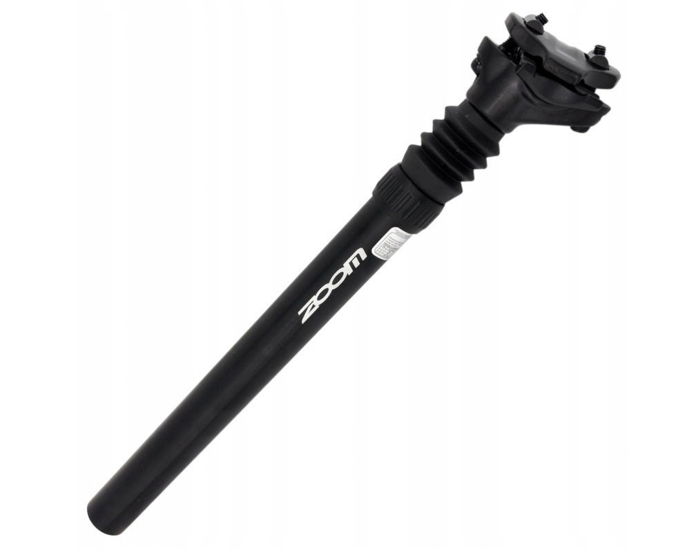 V382-ZOOMSUSPOST272-144500-00 ZOOM Suspension Mountain MTB Road Bike Bicycle Seatpost Seat Shock Absorber Post Black Light Weight Aluminium - 27.2mm - Image 1