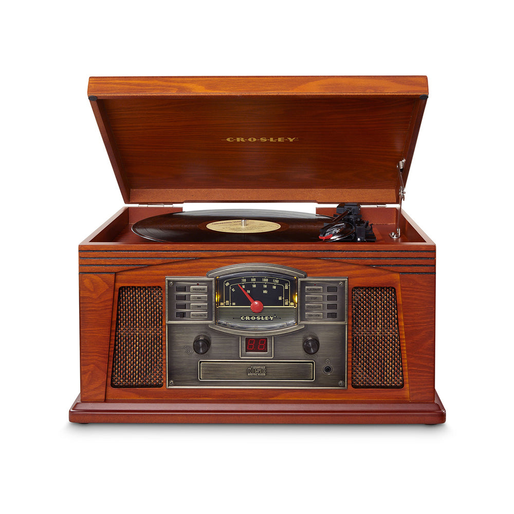 V398-CR42D-PA-202506101841-00 Crosley Lancaster Turntable With Bluetooth - Paprika - Image 1