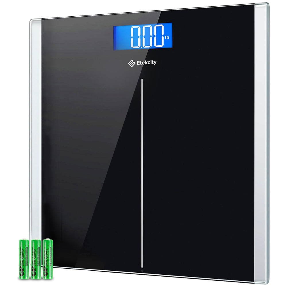 V398-EKEB9380H-202506101855-00 Etekcity Digital Body Weight Bathroom Scale - Black - Image 1