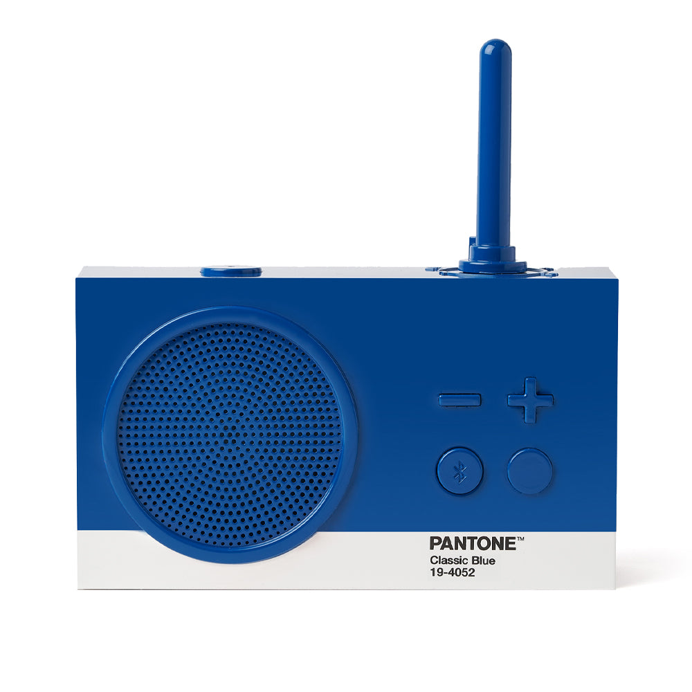 V398-LD-LA119PT-B-202507041121-00 Lexon Thykho 3 Fm Radio & Bluetooth Speaker PANTONE - Classic Blue - Image 1