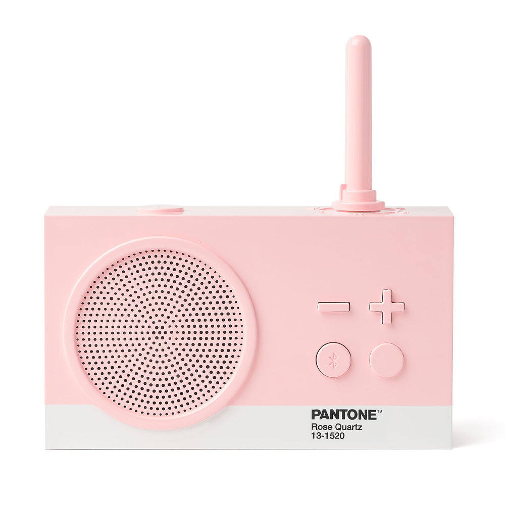 V398-LD-LA119PT-LP-202507041121-00 Lexon Thykho 3 Fm Radio & Bluetooth Speaker PANTONE - Rose Pink - Image 1