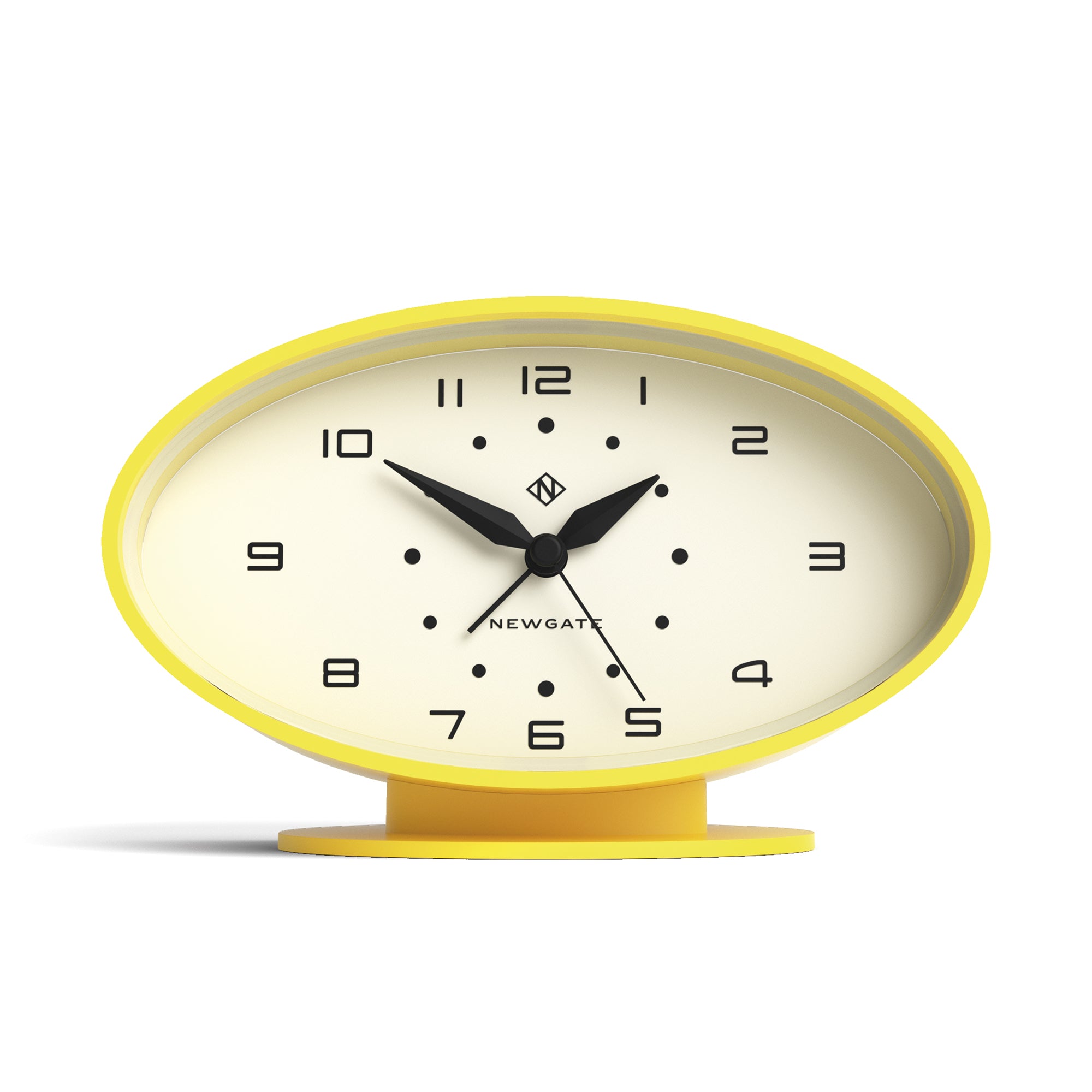 V398-NGALMRON34Y-202504281241-00 Newgate Ronnie Alarm Clock Yellow - Image 1