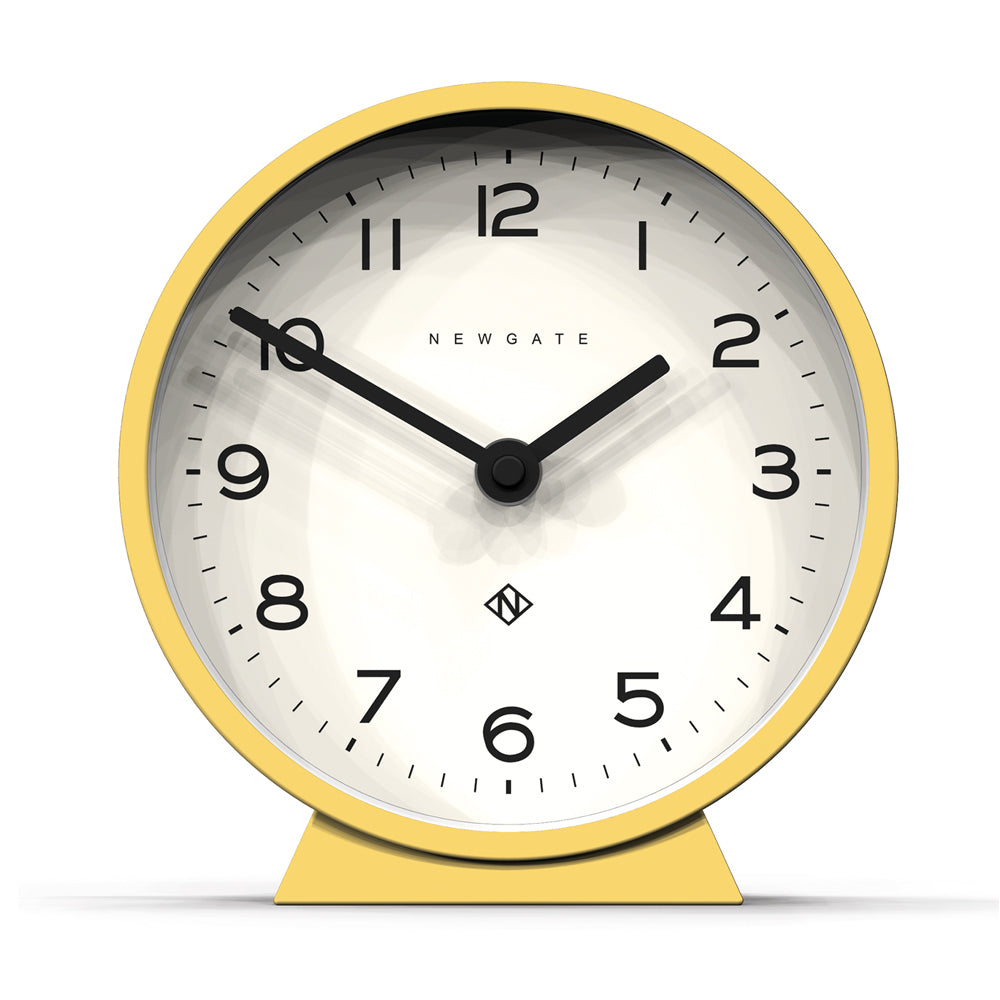 V398-NGMMAN678CHY-202503031548-00 Newgate M Mantel Clock Cheeky Yellow - Image 1